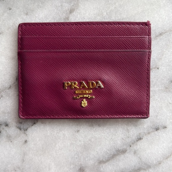 Prada Accessories - Prada Saffiano Leather Cardholder